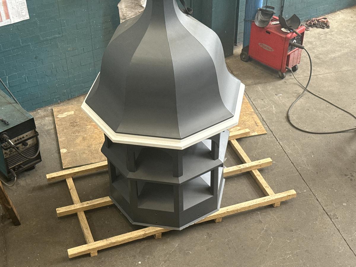 70 Loop Street roof lantern replication and installation